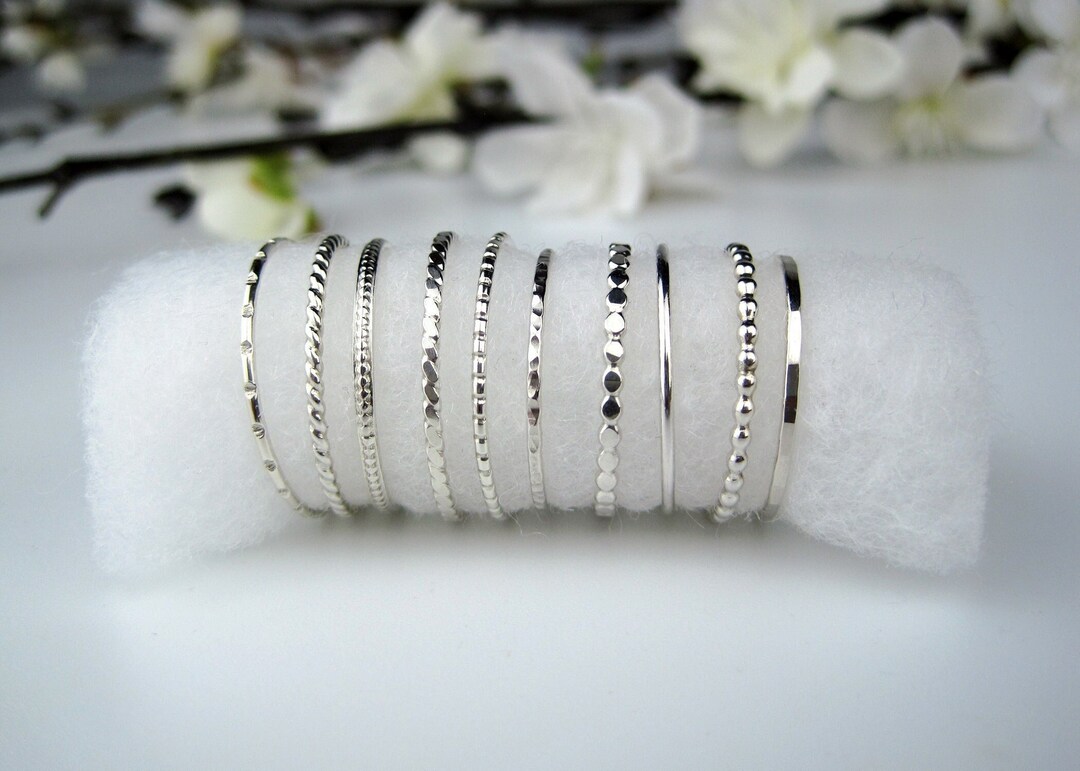 Sterling Silver Stacking Rings | Create a Stackable Ring Set | Sterling ...