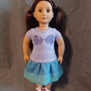 18 inch mermaid outfit