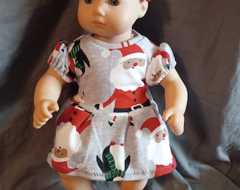 15 inch baby doll Christmas dress 1