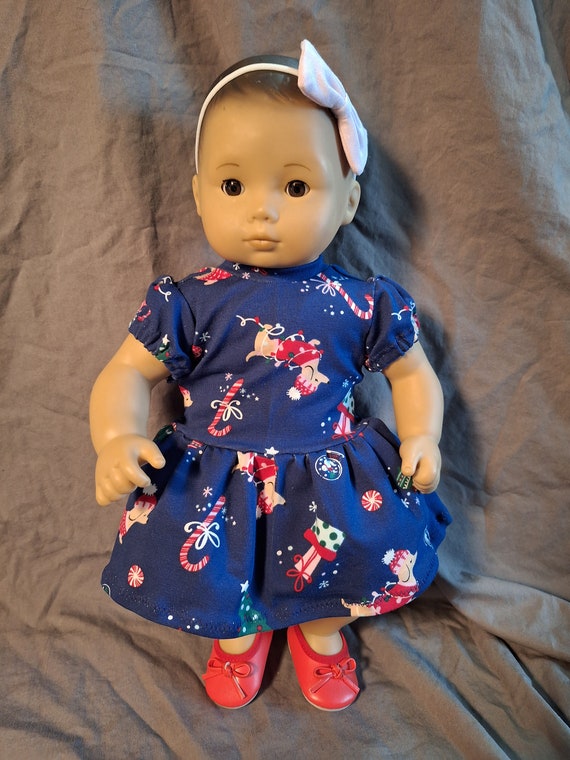 baby doll christmas dress 15 inch dressed in their holiday