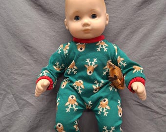 15 inch baby doll reindeer sleeper