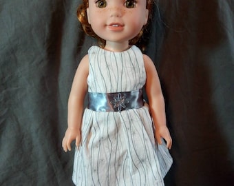 14.5 inch doll holiday dress