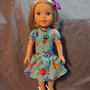 14.5 inch doll Valentine dress