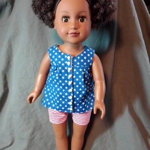 Three piece 18 inch doll outfit