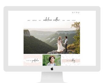 the kimberly showit5 website template wedding photographer wedding photography website templates