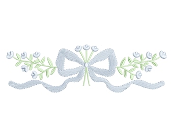 Preppy grandmillennial embroidery design, digital embroidery designs, instant download, coquette embroidery, heirloom embroidery digital