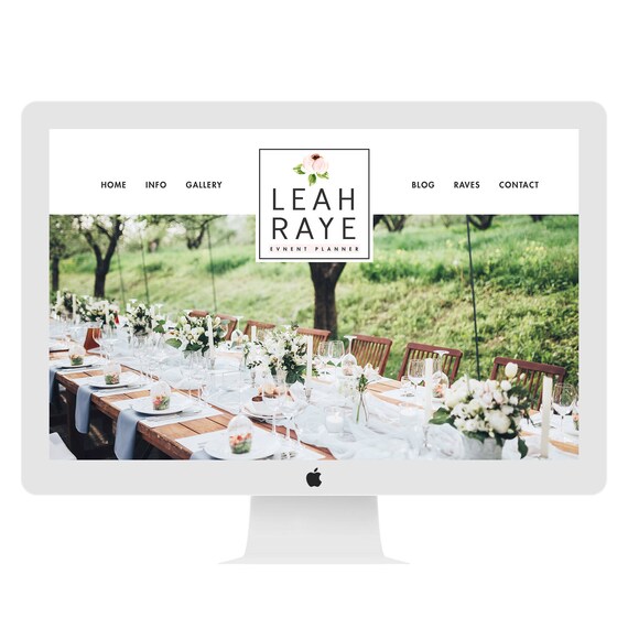 Wix Website design website template wedding planner website | Etsy