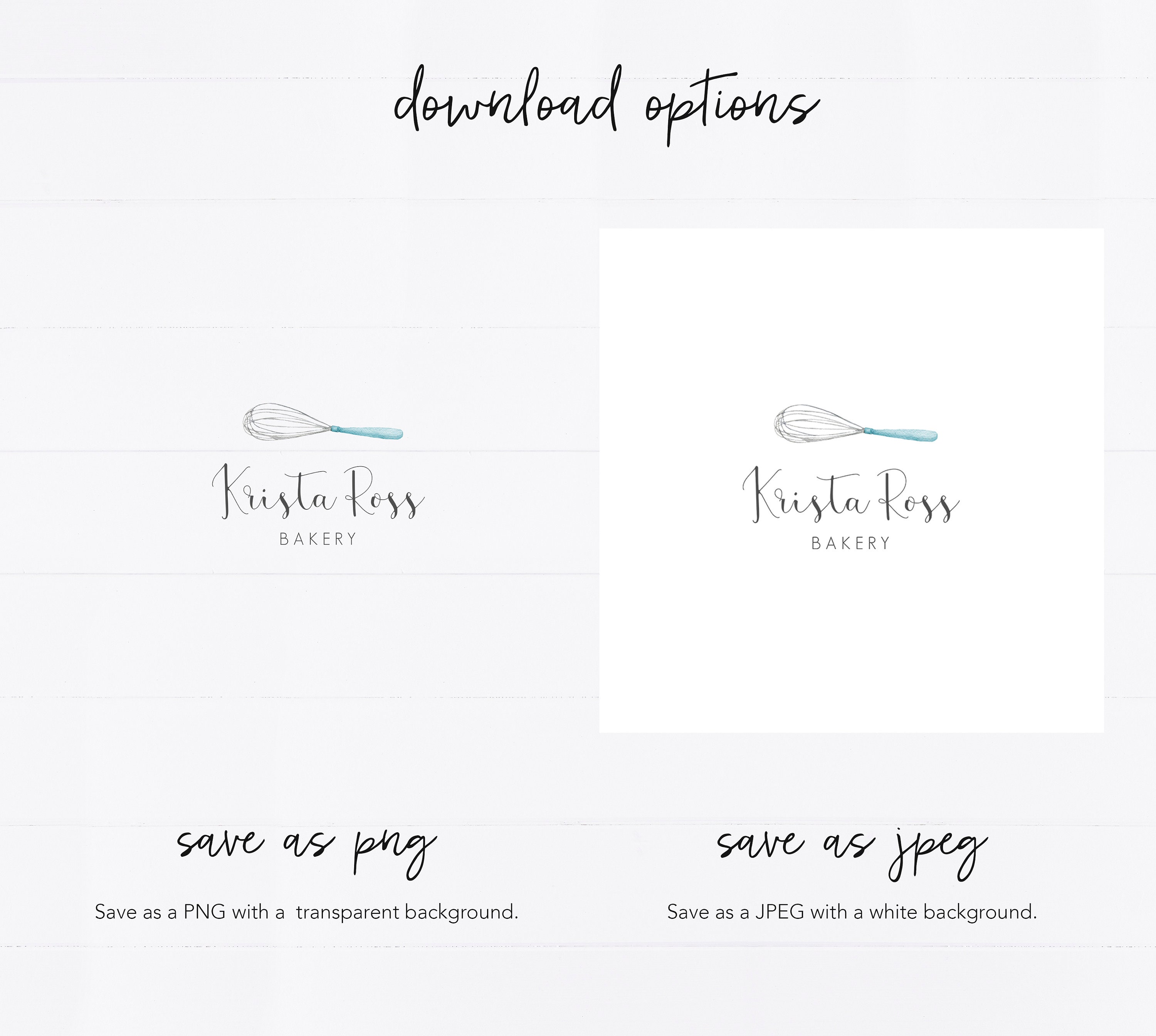 Editable Bakery Logo Design Teal Whisk Bakery Logo Template Etsy