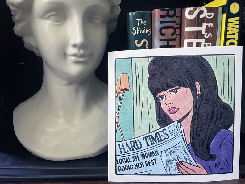 Retro Comic Art Vintage Comic Art Retro Decor Retro Print Etsy