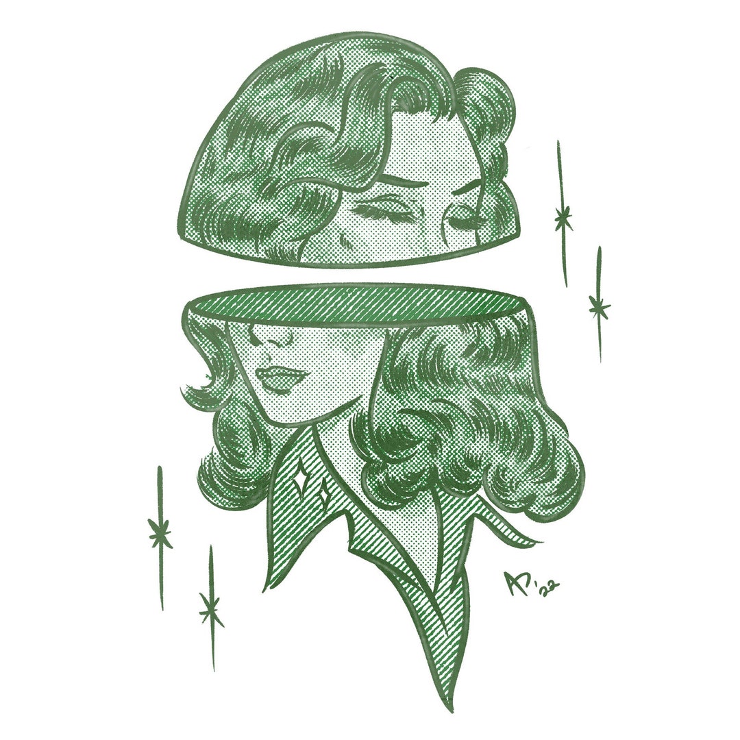 Dizzy, Retro Art Print, Retro Art Decor, Vintage Comic Art, Pop Art Girl, Pop Art, Retro Artwork