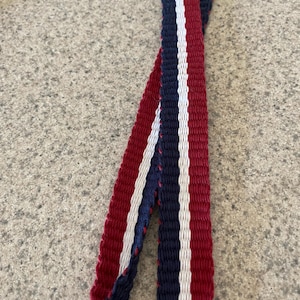 USA Inkle woven  belt  strap hat band mountain man powder horn rendezvous