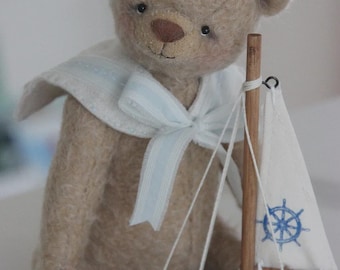 Francis - Oso de peluche artista - Oso de peluche clásico vintage