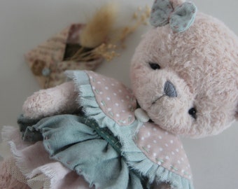 Kunstenaar teddybeer Marilou - Verzamelspeelgoed - OOAK teddy