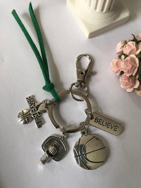 Porte-clés Basketball En Métal - Décoration Sportive Pour Sacs Ou Clés, Cadeau Pour Fans De Basket