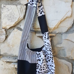 Alptraum vor Weihnachten Hobo Tasche, Jack Skellington Crossbody Hobo Tasche, Jack Skellington Tasche, Hobo Tasche, Boho Tasche, Slouch Bag, Umhängetasche Bild 5