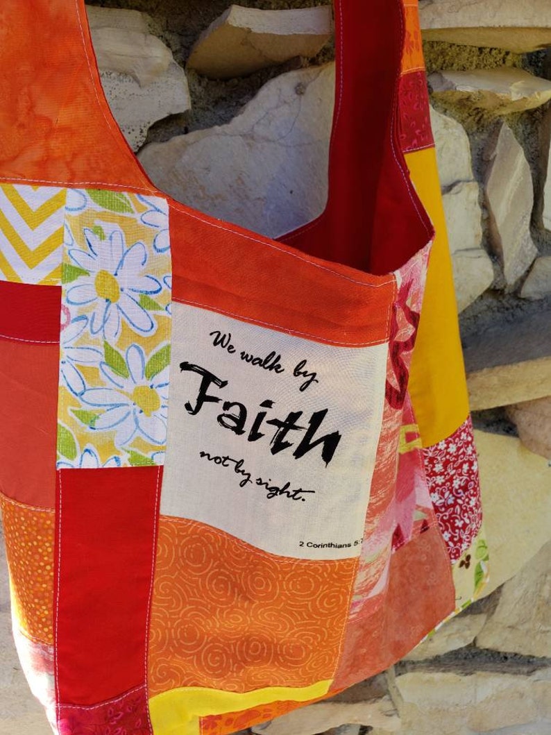 Bible Verse Hobo Bag Religious Hobo Bag Patchwork | Etsy