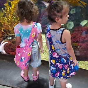 Baby shark toddler crossbody hobo bags, toddler bags, kids bags, Baby shark bags, toddler crossbody bags, baby shark gifts