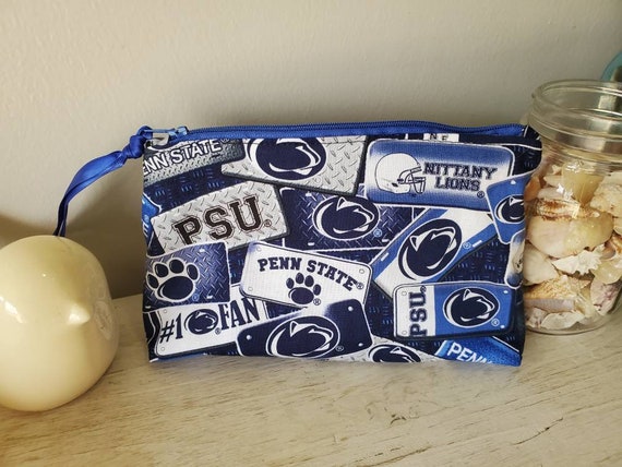 Penn State Cosmetic Bag, PSU Cosmetic Bag, Penn State Makeup Bag