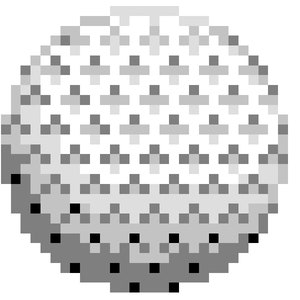 Golf Ball Pixel Quilt Pattern - PDF Download