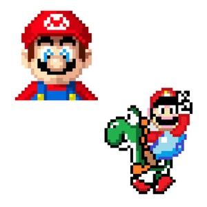 Mario Pixel Quilt Pattern Combo Pack - PDF Download