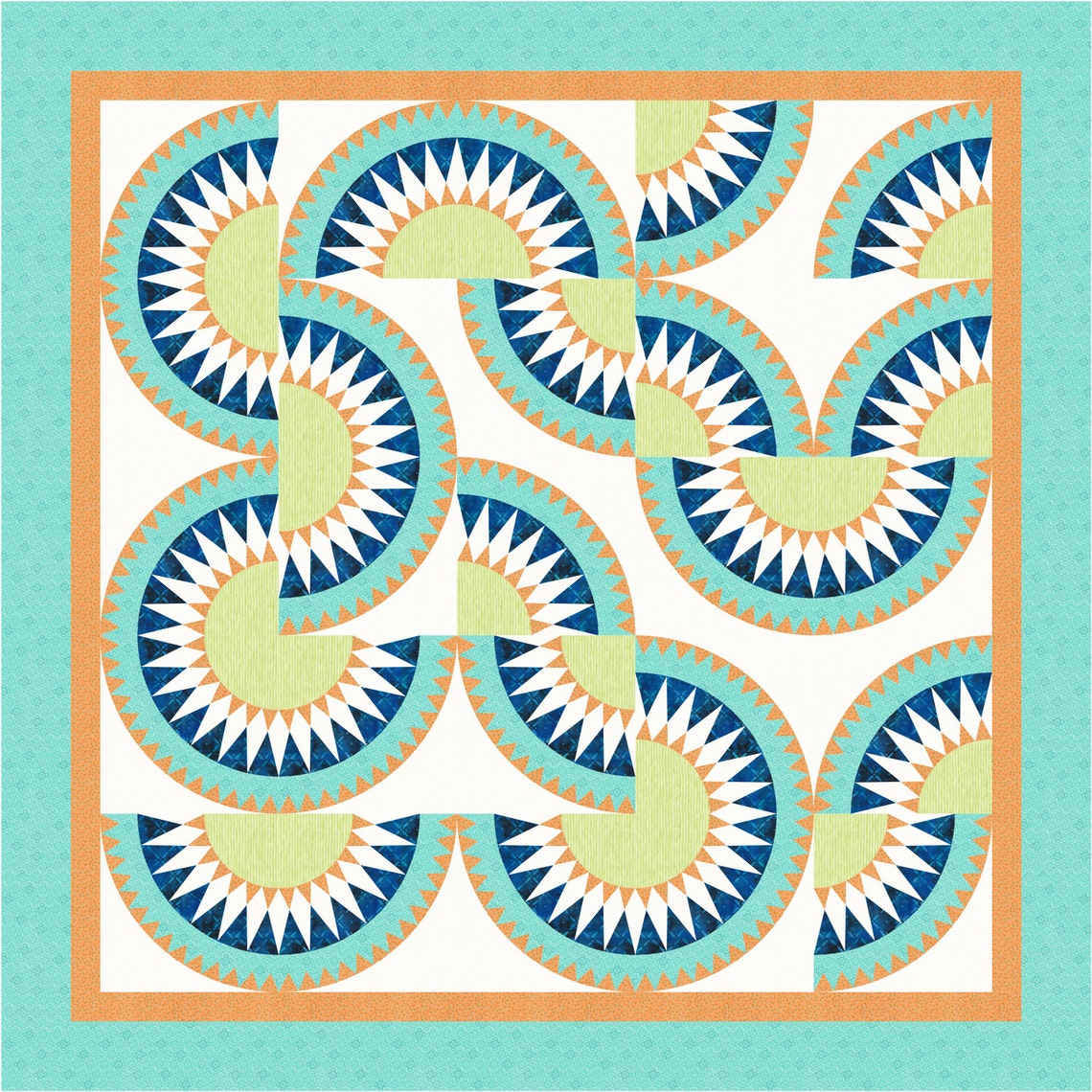 NEW YORK BEAUTY Quilt Pattern Instant Download Paper Pieced - Etsy