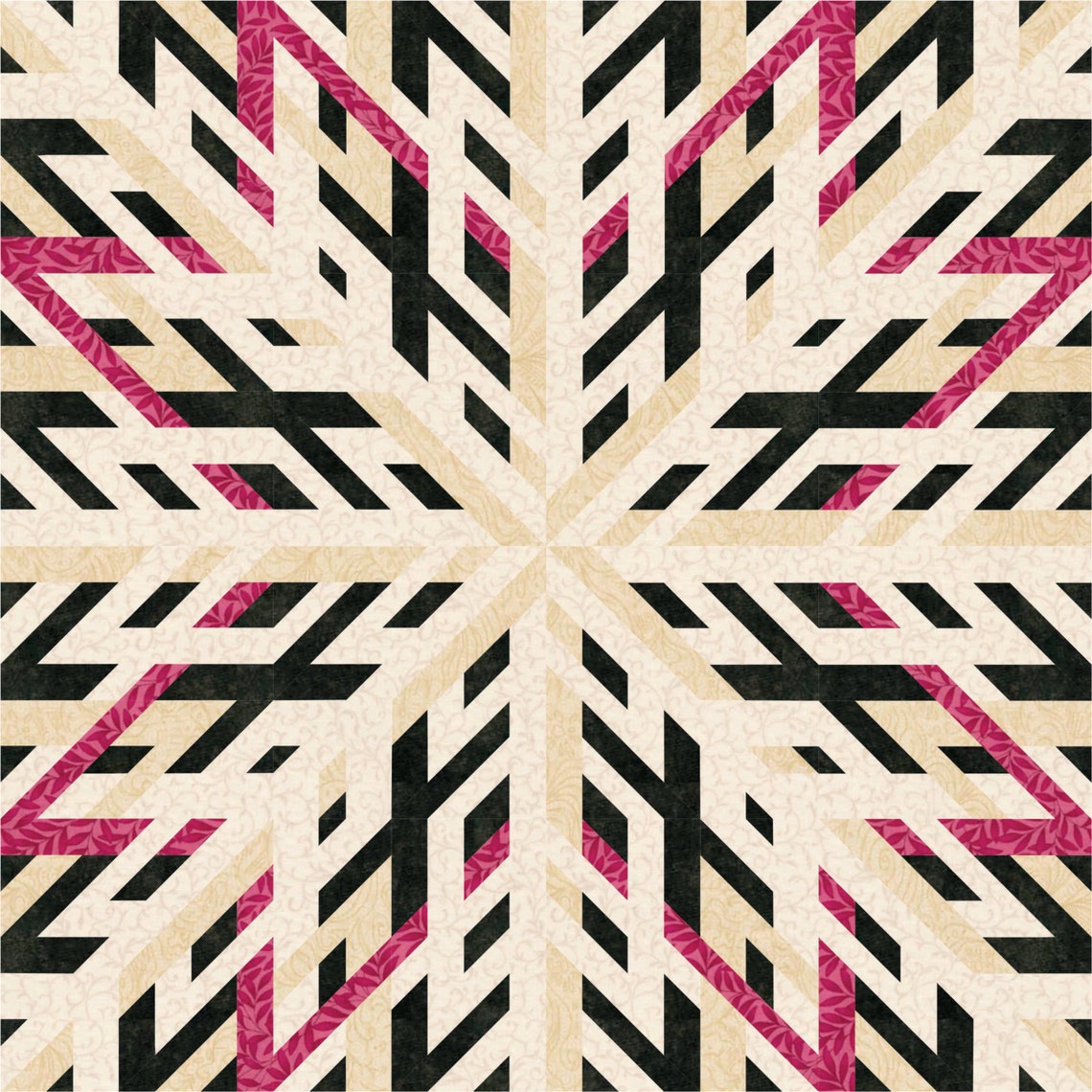 WOVEN STAR Quilt PATTERN Quilt Block Pattern Instant Download Etsy