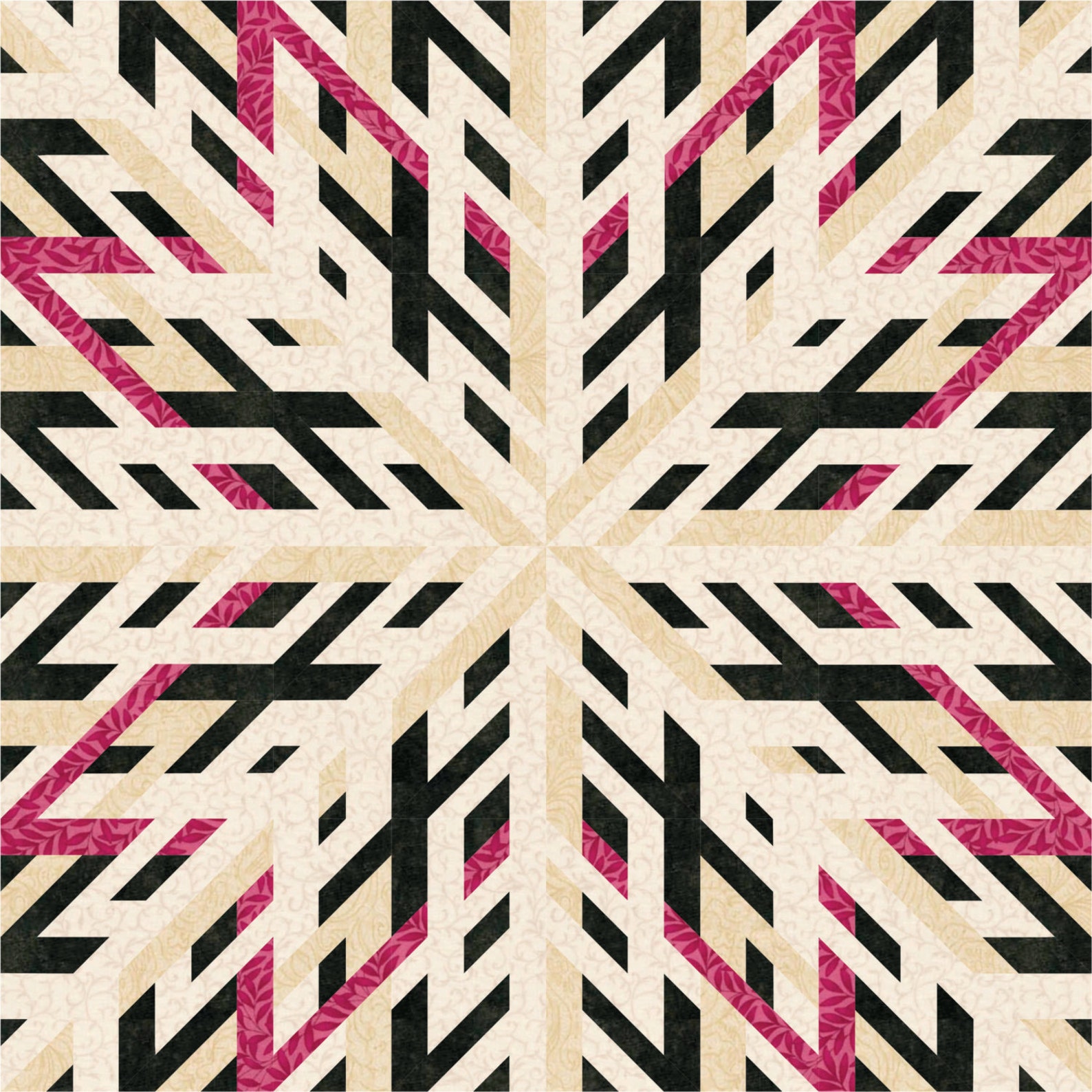 WOVEN STAR Quilt PATTERN Quilt Block Pattern Instant Download Etsy