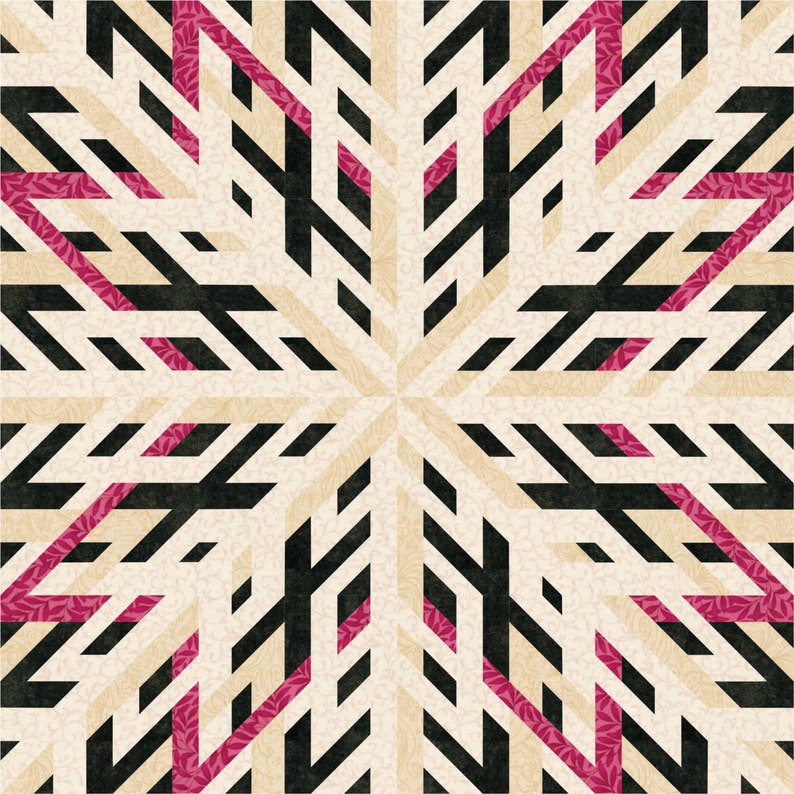WOVEN STAR Quilt PATTERN Quilt Block Pattern Instant Download | Etsy