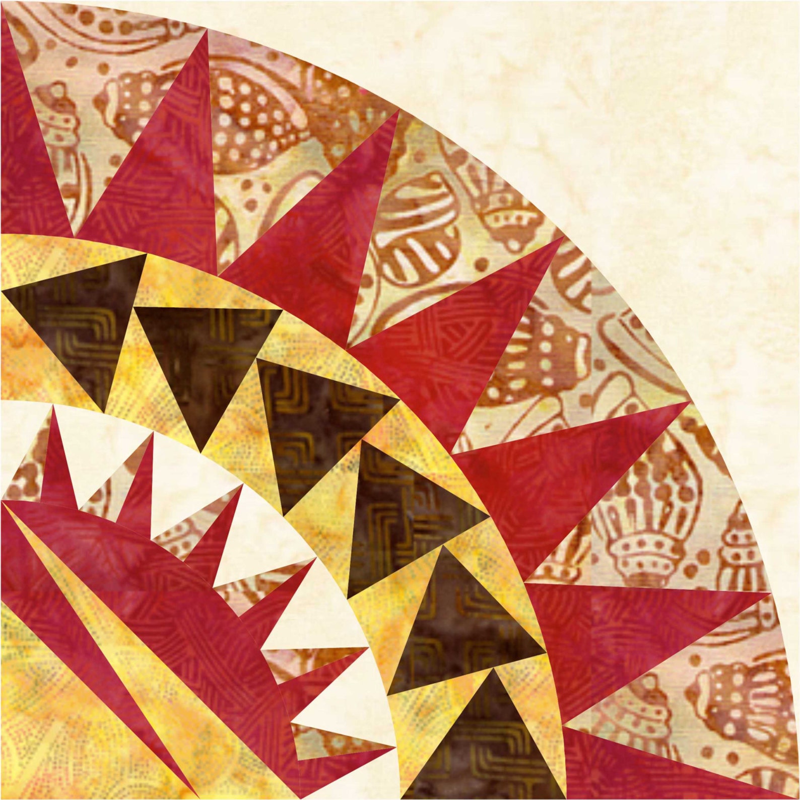 NEW YORK BEAUTY Quilt Block Pattern Instant Download Paper Etsy