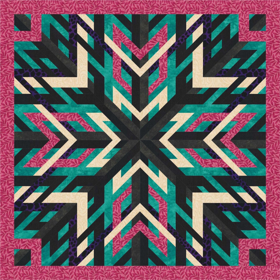 WOVEN STAR Quilt PATTERN Quilt Block Pattern Instant Download Etsy