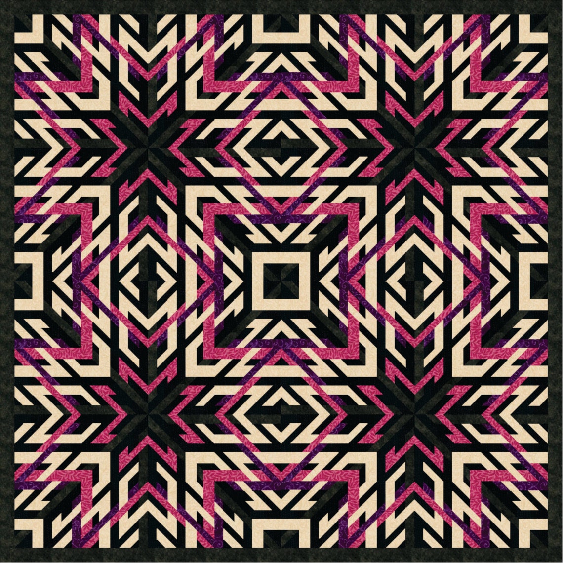 WOVEN STAR Quilt PATTERN Quilt Block Pattern Instant Download Etsy