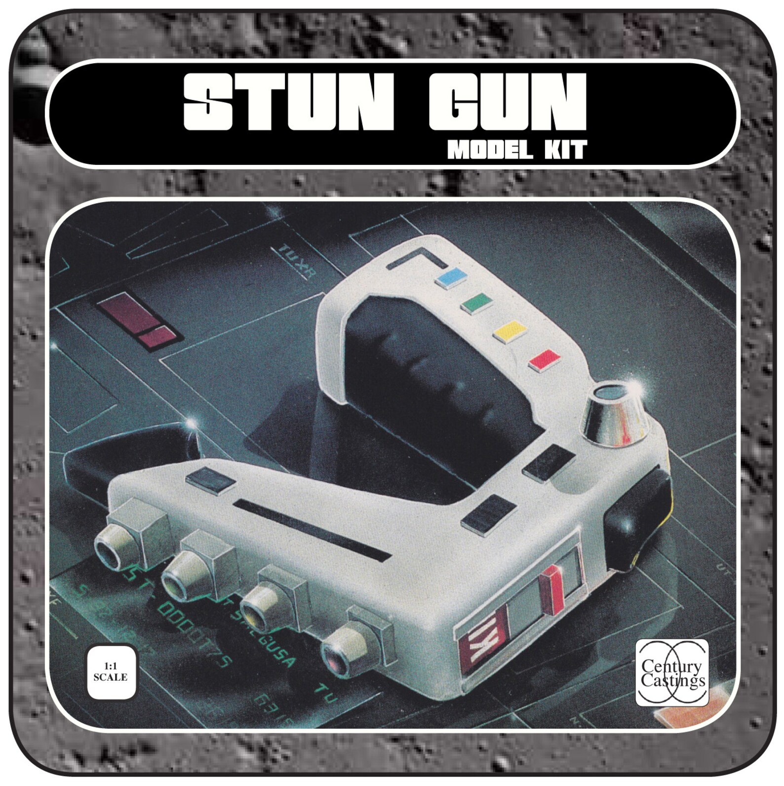 Space 1999 laser prop stun guns scifi model kit split body Etsy