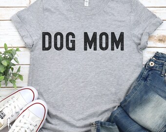 Dog Mom, Gift for new dog mom, Shirt sleeve shirt for dog lover, new puppy gift, puppy lover clothing