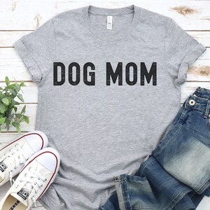 Dog Mom, Gift for new dog mom, Shirt sleeve shirt for dog lover, new puppy gift, puppy lover clothing