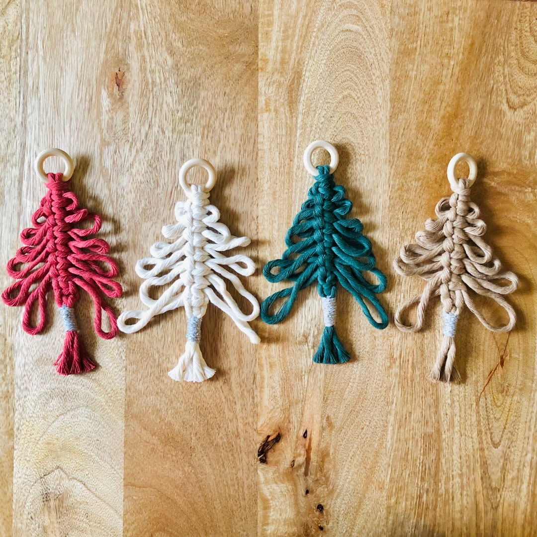 Boho Christmas Ornament Tree Ornament Macrame Ornament - Etsy