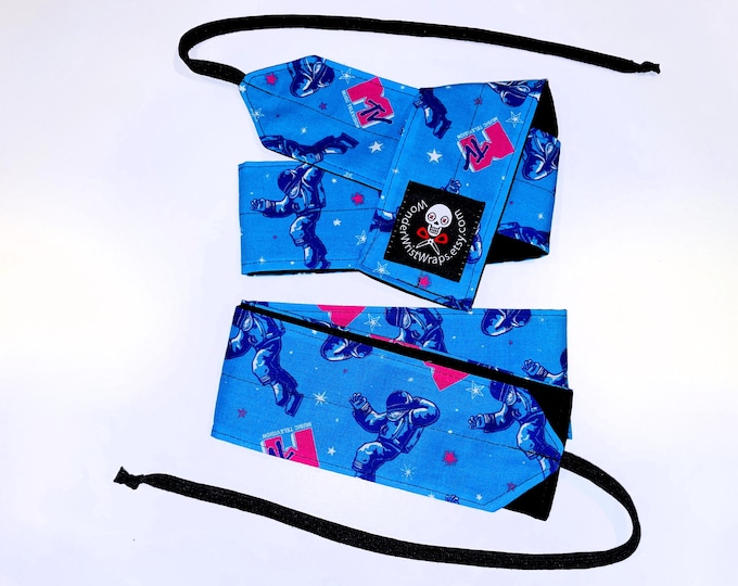Mtv Astronaut 80s Wrist Wraps, WOD, Wrist Wraps Weightlifting,