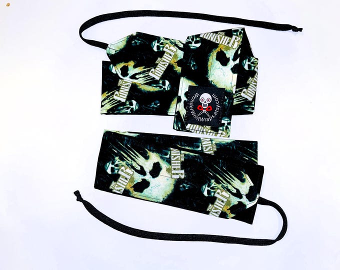 Punisher, Wrist Wraps, WOD, Weightlifting, Athletic