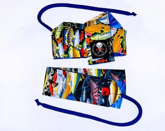 Fish Wrist Wraps, WOD, Weightlifting, Athletic, Mens Gift