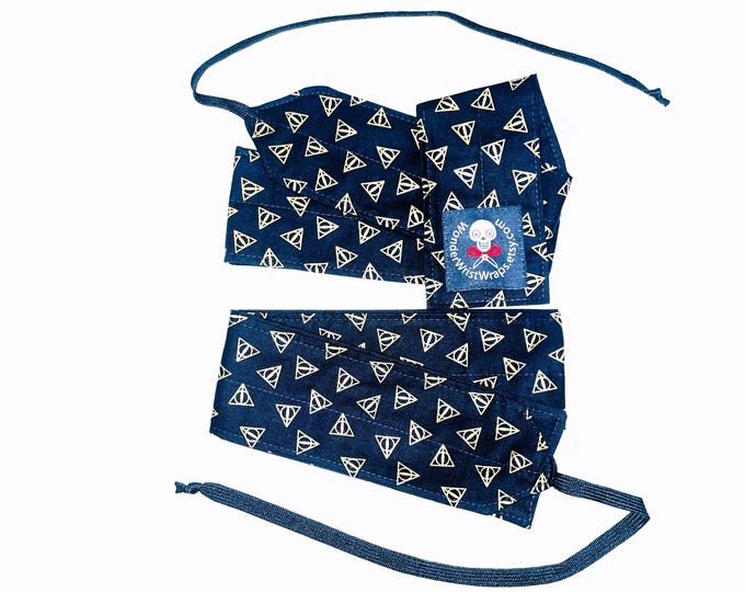 Harry Potter, Symbol of the Deathly Hollows, Wrist Wraps, WOD, Weightlifting, Athletic