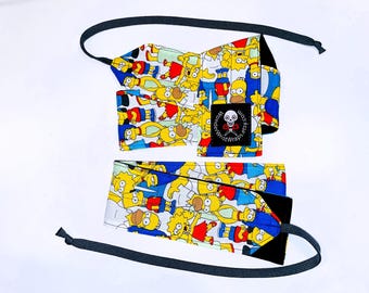 Simpsons Wrist Wraps, WOD, Weightlifting, Athletic, Cartoon
