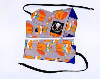 Fox Wrist Wraps, WOD, Weightlifting, Athletic, Foxy, Glasses