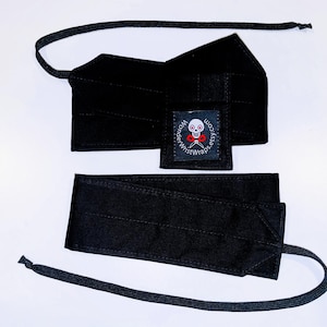 Black Wrist Wraps, WOD, Weightlifting, Athletic