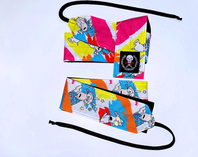 Rocko's Modern Life Wrist Wraps, WOD, Weightlifting, Athletic, Nickelodeon 90s