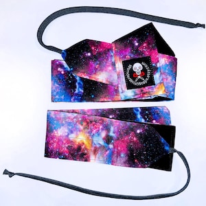 Space Galaxy, Wrist Wrap, WOD, Weightlifting, Athletic