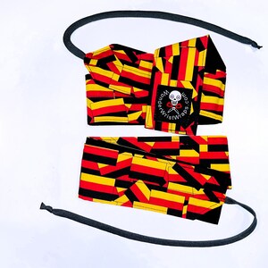 German Flag, Wrist Wrap, WOD, Weightlifting, Athletic, Military, Patriotic