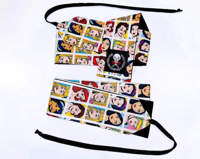 Disney Princess, Wrist Wraps, WOD, Weightlifting, Athletic