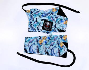 Whales, Sea Life,  Wrist Wraps, WOD, Weightlifting, Athletic