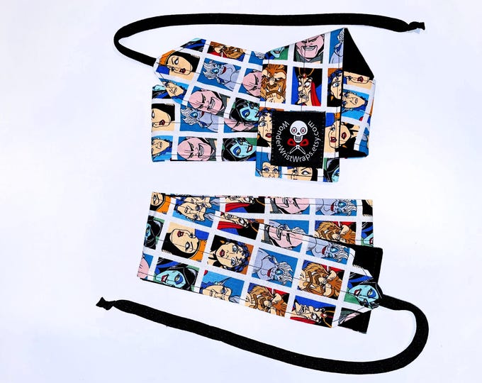 Disney Villains, Wrist Wraps, WOD, Weightlifting, Athletic