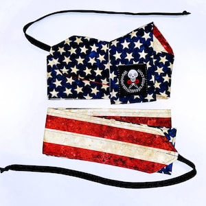American Flag, Wrist Wrap, WOD, Weightlifting, Athletic, Military, Patriotic