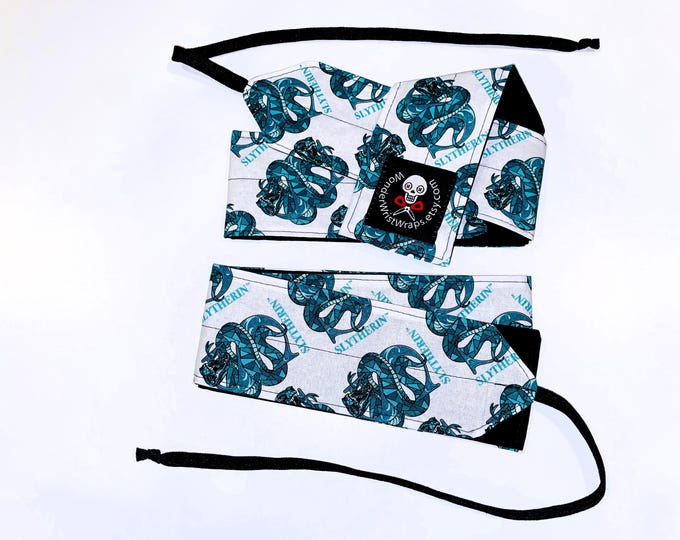 Slytherin, Harry Potter, Wrist Wraps, WOD, Weightlifting, Athletic